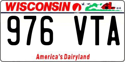 WI license plate 976VTA