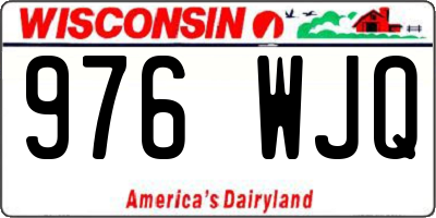 WI license plate 976WJQ