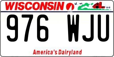 WI license plate 976WJU