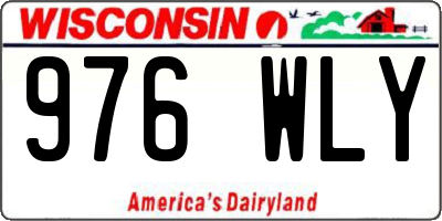 WI license plate 976WLY
