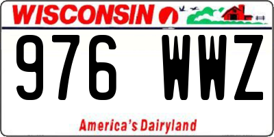 WI license plate 976WWZ