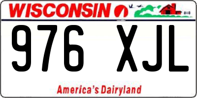 WI license plate 976XJL