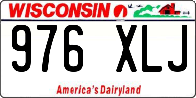 WI license plate 976XLJ