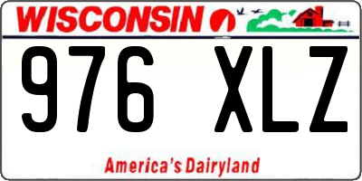 WI license plate 976XLZ