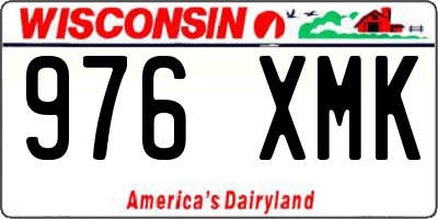 WI license plate 976XMK