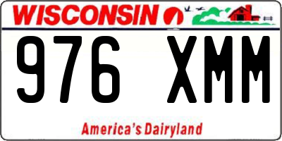 WI license plate 976XMM