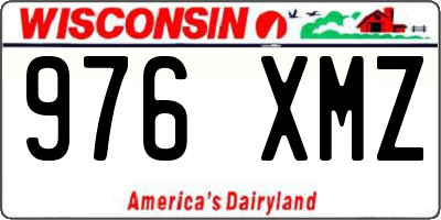 WI license plate 976XMZ