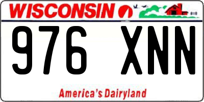 WI license plate 976XNN
