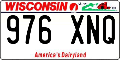 WI license plate 976XNQ