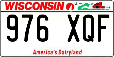 WI license plate 976XQF