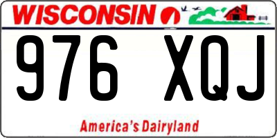 WI license plate 976XQJ