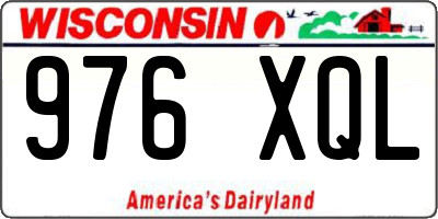 WI license plate 976XQL