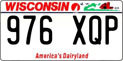 WI license plate 976XQP