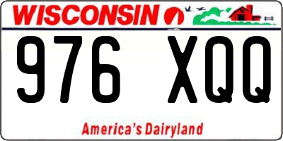 WI license plate 976XQQ