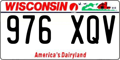WI license plate 976XQV