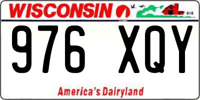 WI license plate 976XQY
