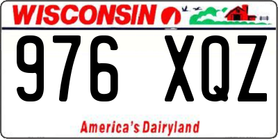WI license plate 976XQZ