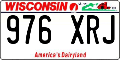 WI license plate 976XRJ