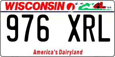 WI license plate 976XRL