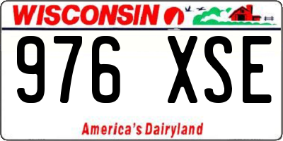 WI license plate 976XSE