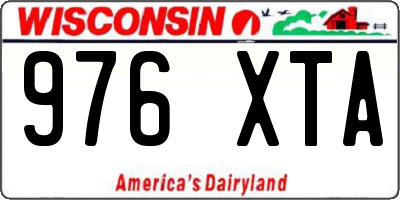 WI license plate 976XTA