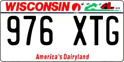 WI license plate 976XTG