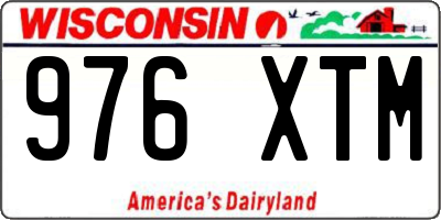 WI license plate 976XTM