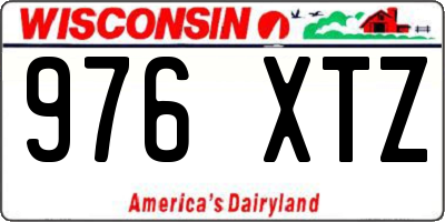 WI license plate 976XTZ