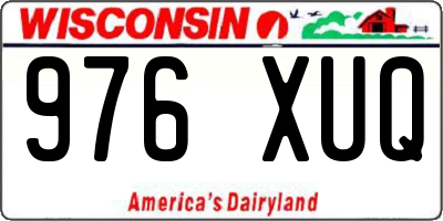 WI license plate 976XUQ