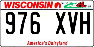 WI license plate 976XVH