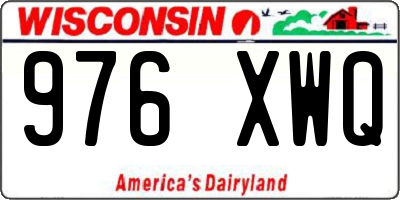 WI license plate 976XWQ