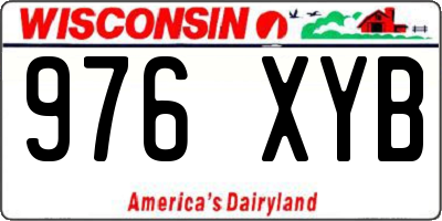 WI license plate 976XYB