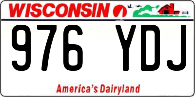 WI license plate 976YDJ