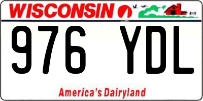 WI license plate 976YDL