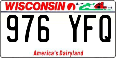 WI license plate 976YFQ