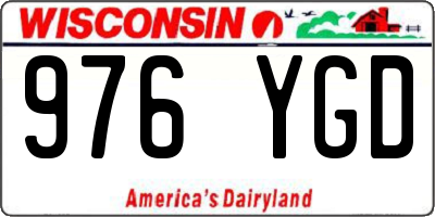 WI license plate 976YGD