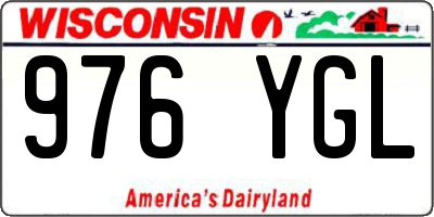 WI license plate 976YGL
