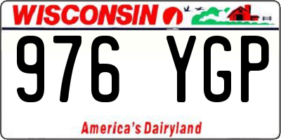 WI license plate 976YGP