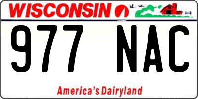 WI license plate 977NAC