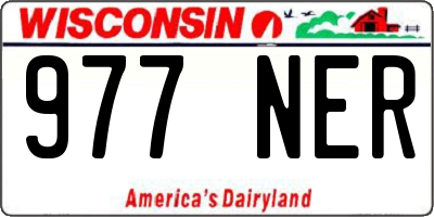 WI license plate 977NER