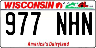 WI license plate 977NHN
