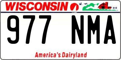 WI license plate 977NMA