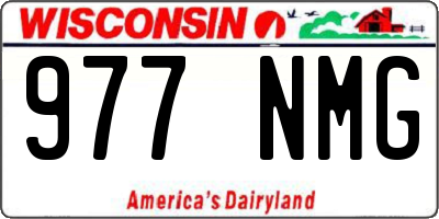 WI license plate 977NMG