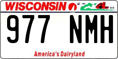 WI license plate 977NMH