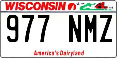 WI license plate 977NMZ
