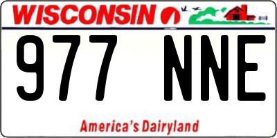 WI license plate 977NNE