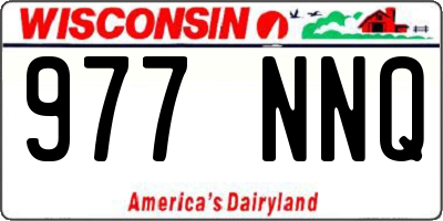 WI license plate 977NNQ
