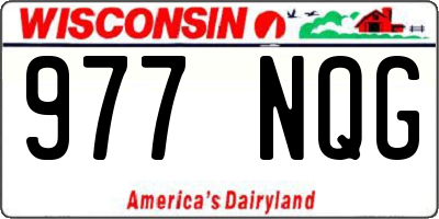 WI license plate 977NQG