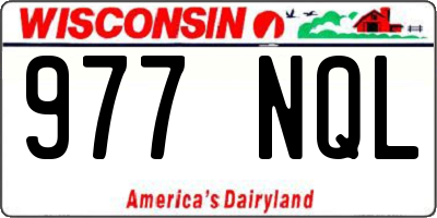 WI license plate 977NQL