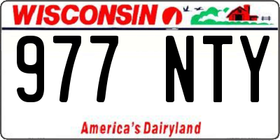 WI license plate 977NTY